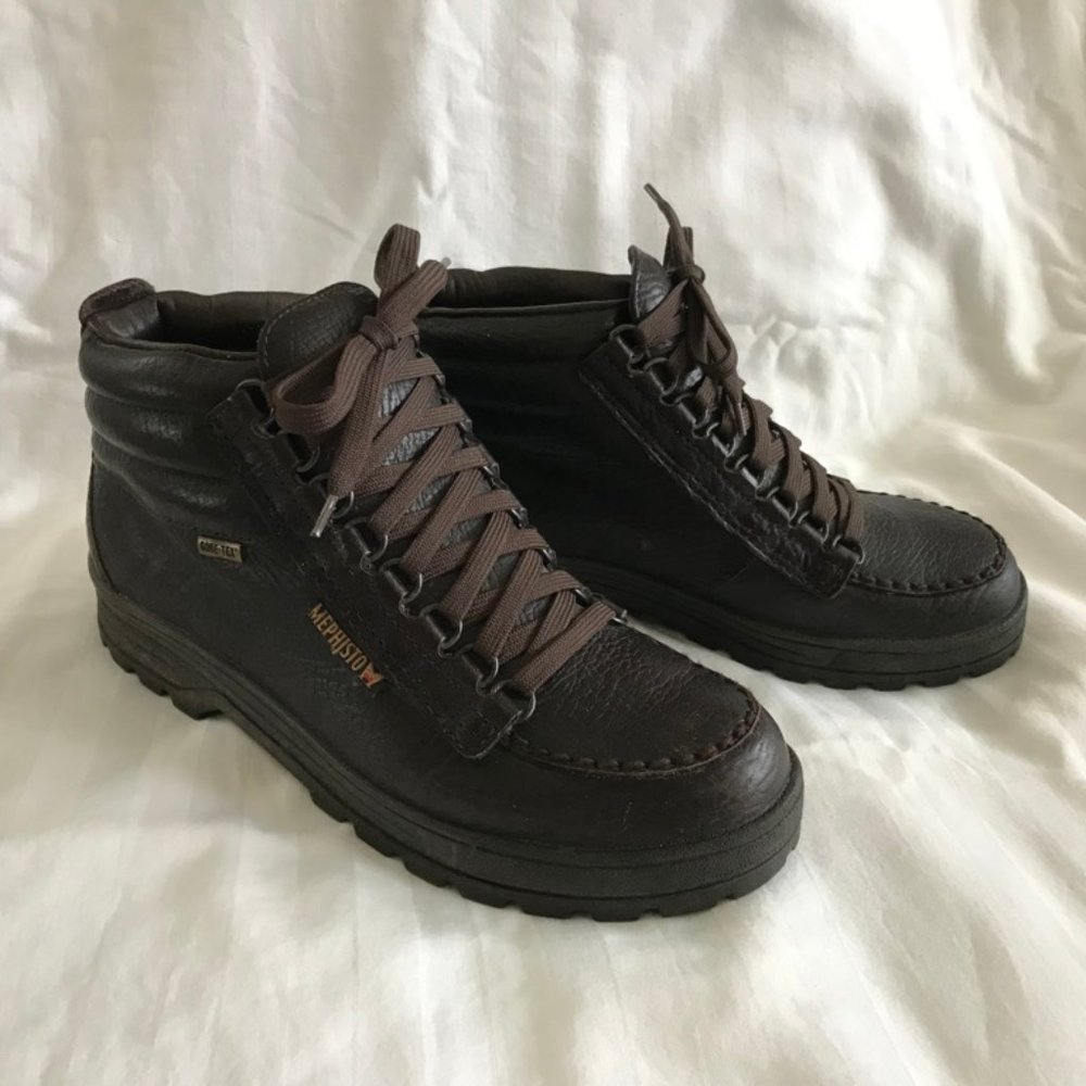 Mephisto Hiking Boots Gore-tex Sz 9 Brown Leather